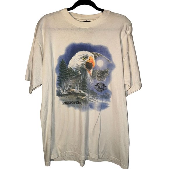 Vintage Harley Davidson Shirt Earl Smalls Georgia - Picture 1 of 3